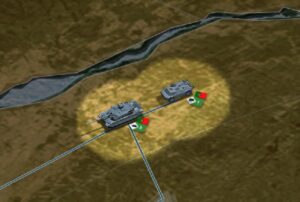 広大な土地は戦車を先行させる